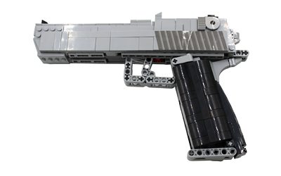 Caliber Gourmet CBG-BB-4 Building Blocks Hand Gun Toy, Multi-Color - View 2