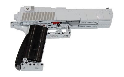Caliber Gourmet CBG-BB-4 Building Blocks Hand Gun Toy, Multi-Color - View 3