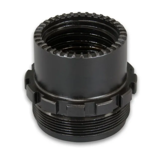 Yankee Hill Machine Co. Phantom 1-3/8-24 Thread Black Stainless - View 2
