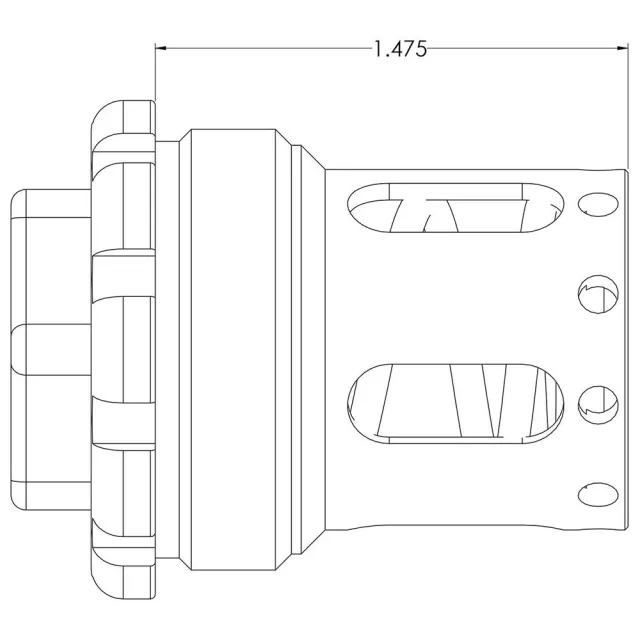 Yankee HILL MACHINE Nielson Booster Assembly No Piston Black (YHM-2055) - View 2