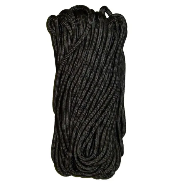 TacShield 550 Cord Paracord 50 ft Black - View 2