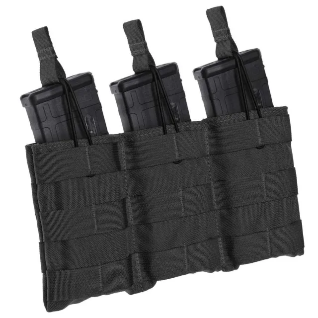 Tac Shield T3508BK Triple-Speed Rifle MOLLE Pouch Black - View 2