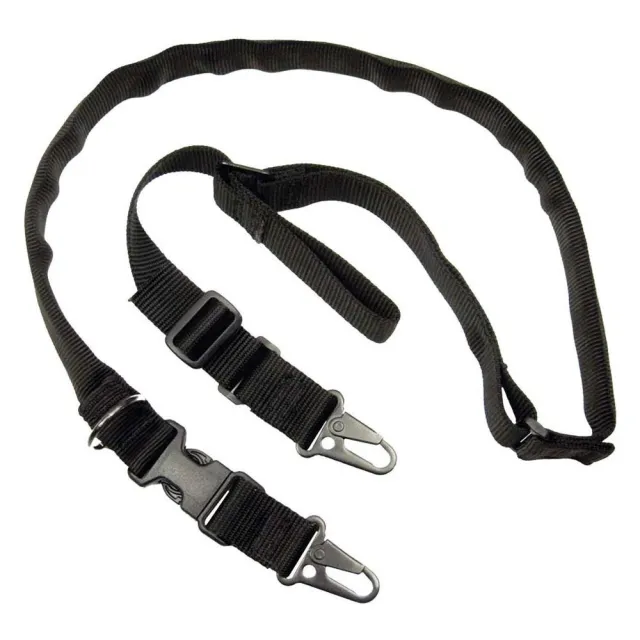 TacShield T6030BK Warrior 2n1 Sling Padded Fast Adjust HK Hooks Black - View 2