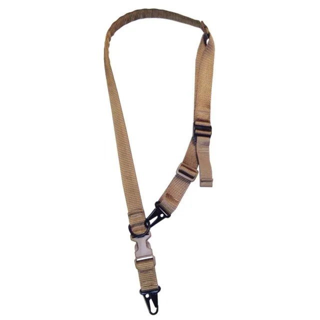 Tacshield T6030CY Warrior 2-in-1 Sling Coyote Webbing HK Snap Hook - View 2