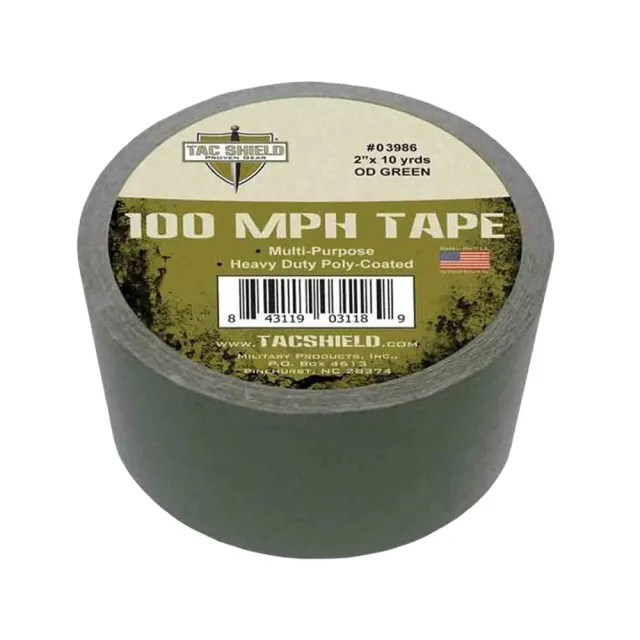 Tac Shield 100 MPH TAPE - 2IN X 10 YARDS OD GREEN - View 2