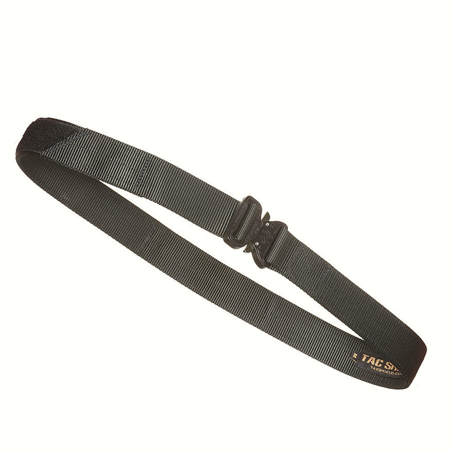 TacShield T303-LGBK Gun Belt 1.75" Cobra Buckle Black Large 38"-42" - View 2