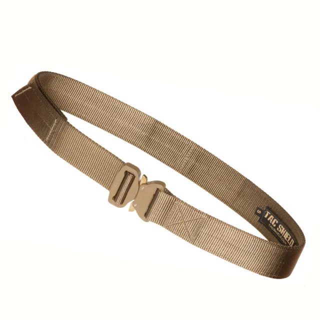 Tacshield T303-MDCY Gun Belt 1.75" Cobra Buckle Medium Coyote - View 2