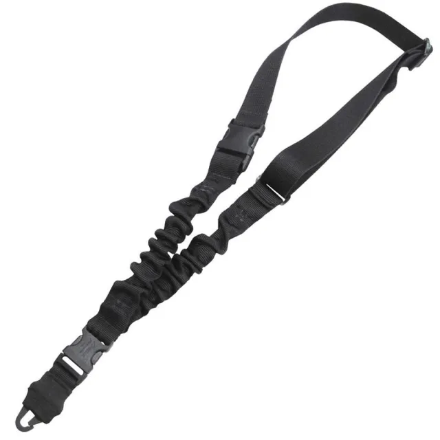 Tac Shield Shock Sling Single-Point QD 1.25in Black Adjustable - View 2