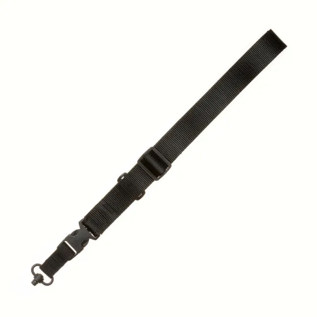 TacShield T6006BK CQB Single Point Sling QD Push Button Swivel Black - View 2