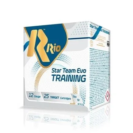 Rio Star Team Evo Training 24 Gram Shotshells 12 ga 2-3/4 1340fps 7/8oz #8 25/ct - View 2