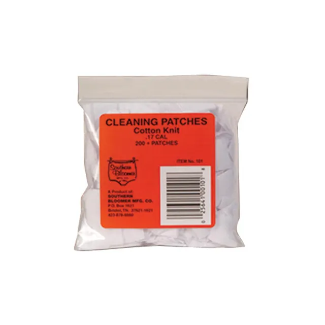 Southern Bloomer .17 Caliber Cotton Cleaning Patches 200 Pack - View 2