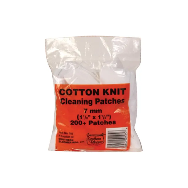Southern Bloomer 105 Cleaning Patches 7mm Cotton 200 Per Pack - View 2