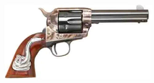 Cimarron Man With No Name .45 LC 4.75" 6rd Walnut Grips Rattlesnake Inlay - View 2