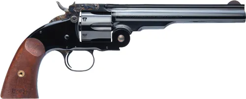 Cimarron CA857 Model 3 Schofield .38 Special 7" Barrel 6-Round Revolver - View 2
