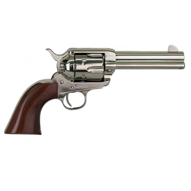 Cimarron Pistolero 22 LR 4.75in 10rd Nickel Single Action Revolver PPP22LRN - View 2
