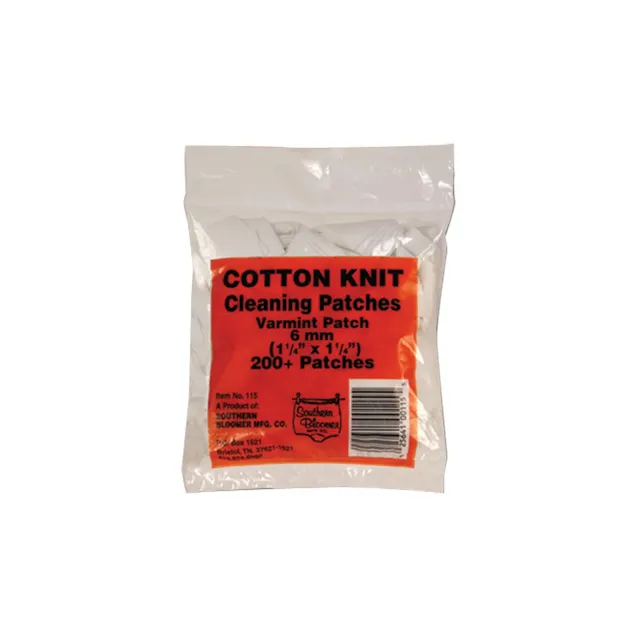 Southern Bloomer 6mm Cotton Varmint Cleaning Patches 200-Pack - View 2