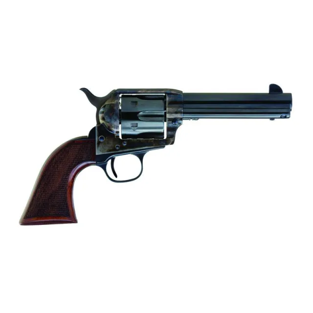 Cimarron Arizona Ranger 45LC 4.75" Barrel Checkered Walnut Revolver - View 2