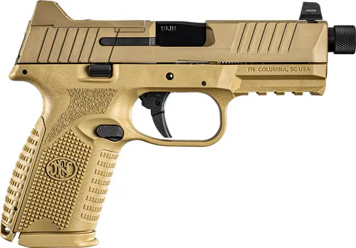 FN 509M Tactical 9mm Pistol 4.5" Threaded Barrel FDE - View 2