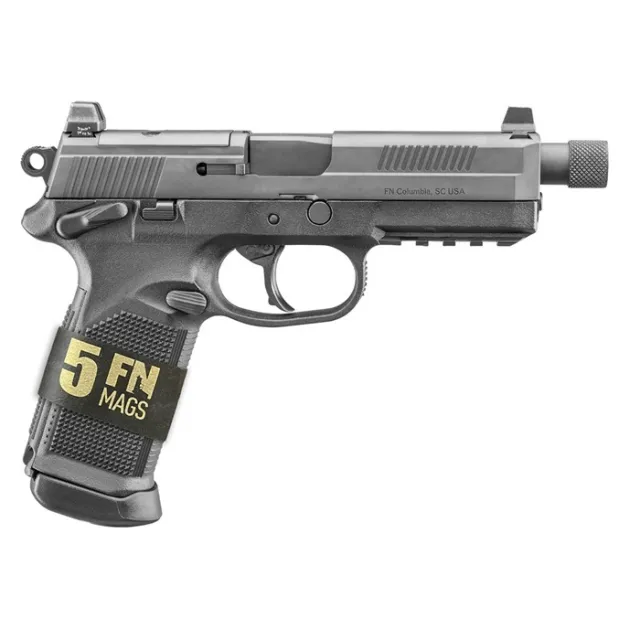 FN 66101633 FNX Tactical Bundle 45 ACP 10+1 5.30" Black Steel Threaded - View 2