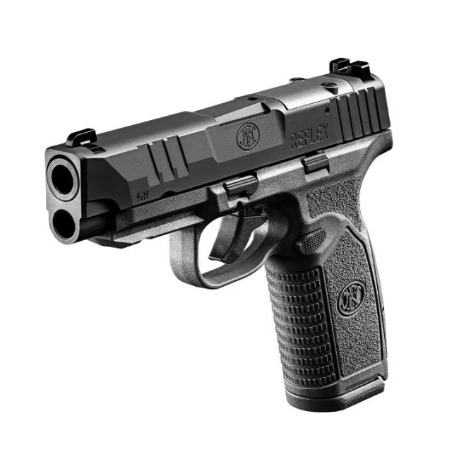FN America 66-101763 Reflex XL 9mm Pistol 10+1 Tritium Dot Sights Black - View 2