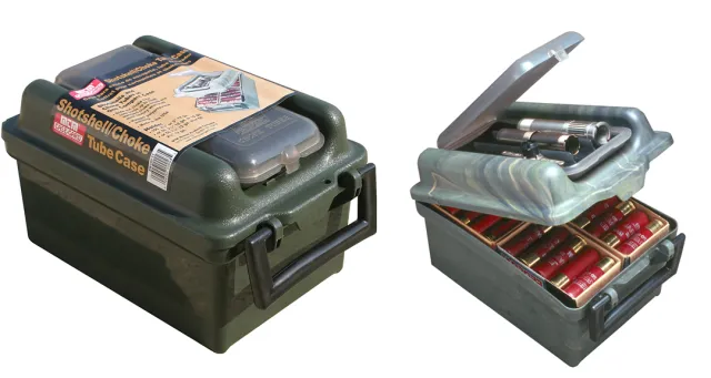 MTM 100 Rd Wild Camo Shotshell & Choke Case for 12/16/20 Ga up to 3in - View 2