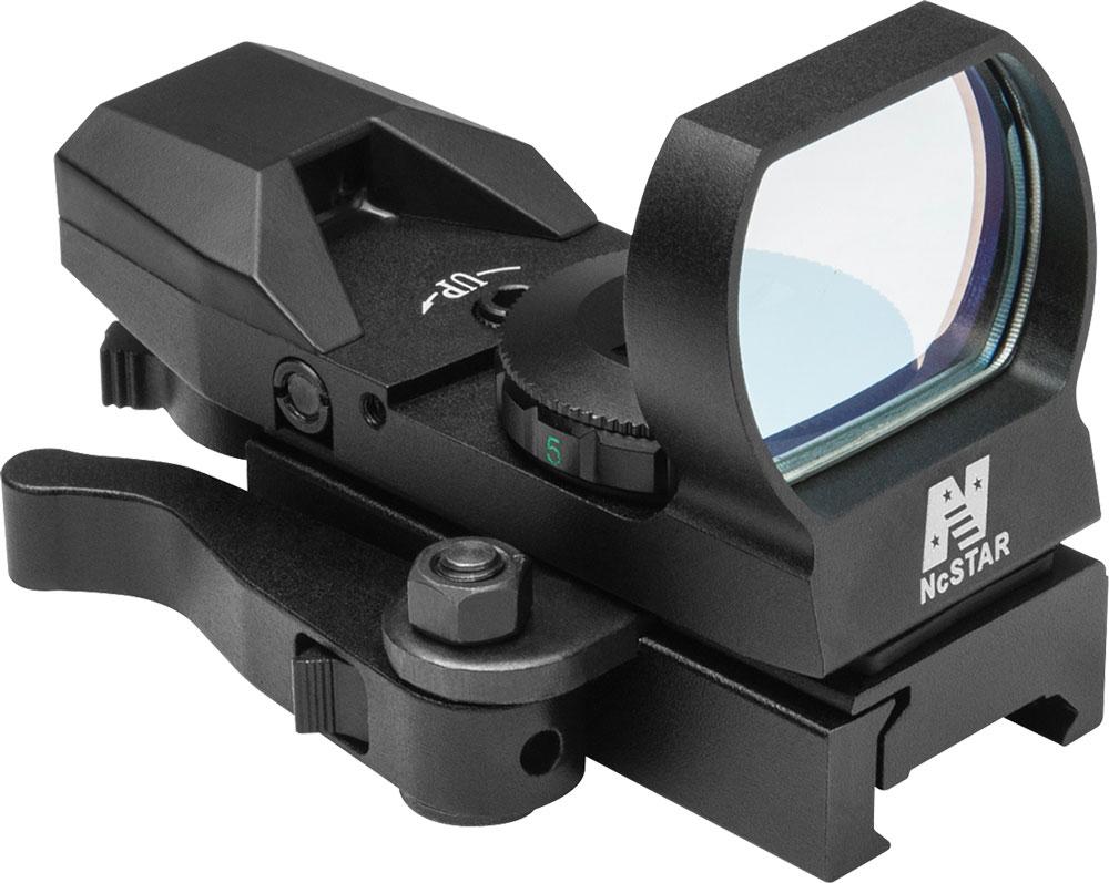 NcSTAR D4BQ Red Dot Reflex Sight Black Anodized 4 Reticles QR Mount - View 2