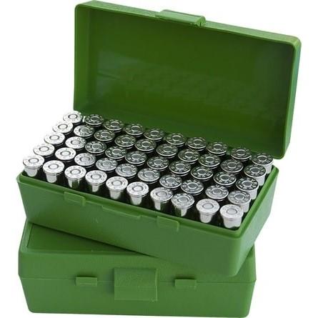 MTM Case-Gard P-50 .32/.25/.17/.22/.32 LC 50 Rounds Green - View 2