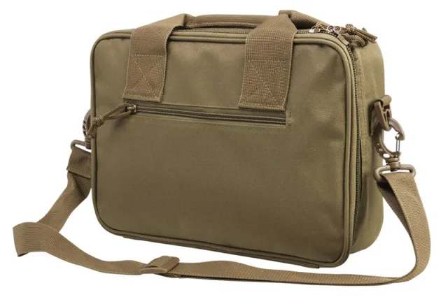NcStar CPDX2971T VISM Double Pistol Range Bag Tan 13"x10"x3.25" - View 2