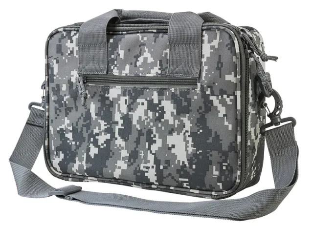 NcStar CPDX2971D VISM Double Pistol Range Bag Digital Camo 13"x10"x3.25" - View 2