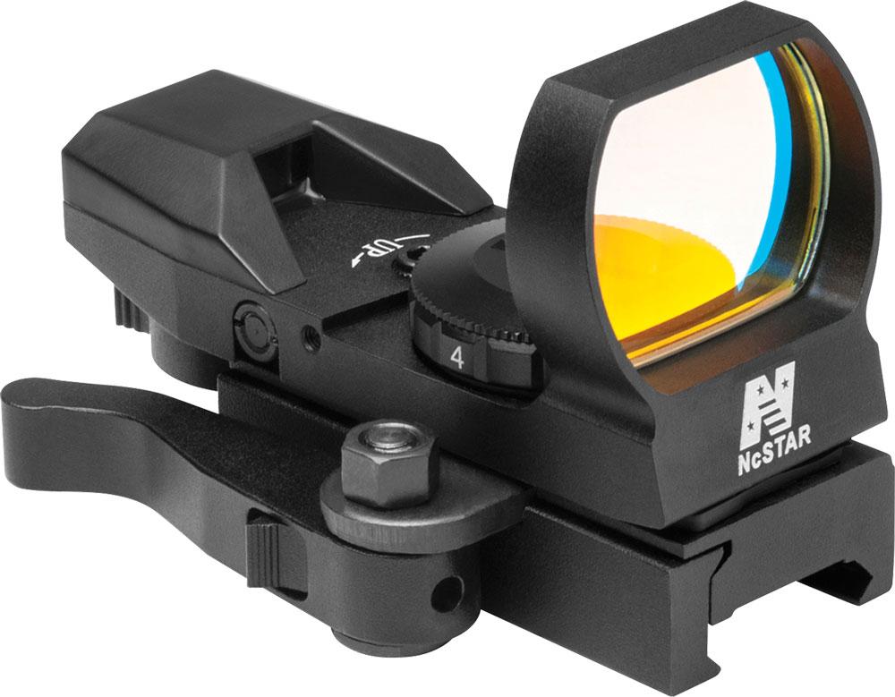 NcStar D4RGBQ Reflex Sight Red/Green 4 Reticles QR Mount Black - View 2