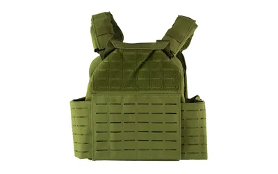 NcStar CVLCQR3054G Quick Release Plate Carrier, Green, M-2XL, MOLLE - View 3