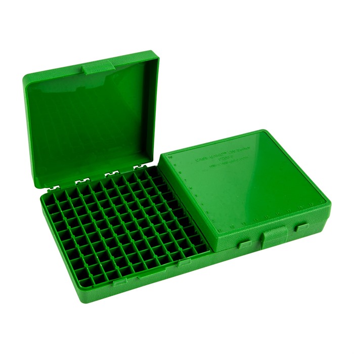 MTM Case-Gard P-200-9-10 9mm Luger Green Ammo Box 200 Rounds Polypropylene - View 4