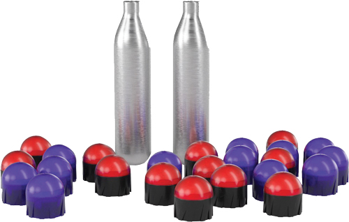 UTS PepperBall TCP VXR Refill Kit with Inert Live Projectiles and CO2 - View 2