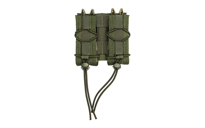High Speed Gear 11PT02OD TACO Double Mag Pouch OD Green Nylon MOLLE - View 2