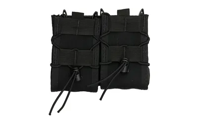 High Speed Gear 11TA02BK Double Rifle TACO Pouch, Molle, Kydex/Nylon, Black - View 2