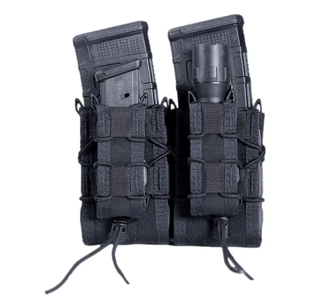 HSGI 11DD02BK Double Decker TACO Black Nylon MOLLE Pouch - View 2