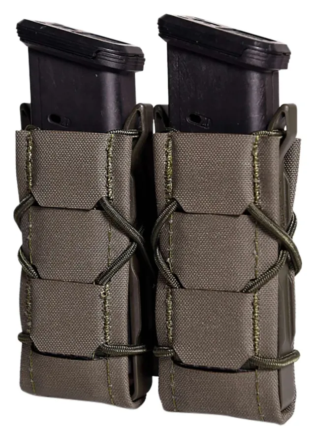 High Speed Gear 24PT02OD Gen 2 Double Pistol TACO OD Green Nylon MOLLE - View 2