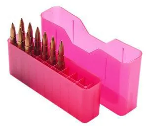 MTM Case-Gard J20XS29 Ammo Box Multi-Caliber 20 Rounds Clear Red Polypropyl - View 2