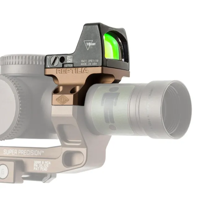 Reptilia ROF-90 30mm Mount Black 7075-T6 Aluminum Compatible RMR - View 2