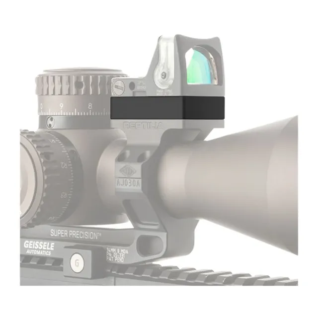 Reptilia 100-085 ROF Riser 10mm for Trijicon RMR/SRO Black Aluminum - View 2