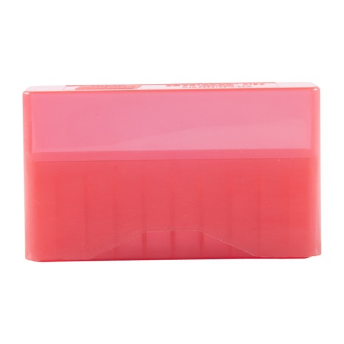 MTM 20 Rd 7mm Remington 338 Win Mag Clear Red Slip-Top Ammo Box - View 3