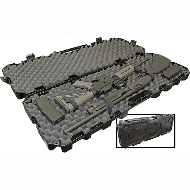 MTM Case-Gard RC42T Tactical Rifle Case 42" Black, Holds 2 Rifles - View 2