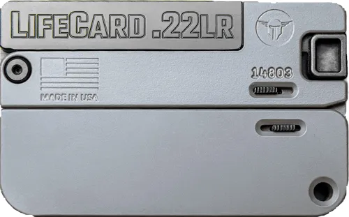 Trailblazer LC1-CON LifeCard .22LR Aluminum Concrete Break Open Pistol - View 2