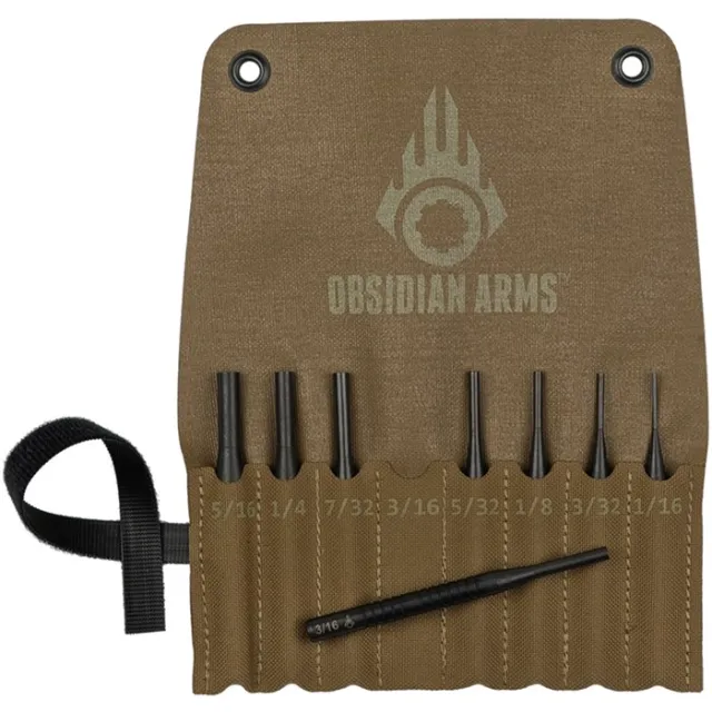 Obsidian Arms OA-DPPS-8 Standard Drive Pin 8-Piece Punch Set - View 2