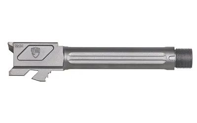 Fortis FM-G19-TB-GREY 9MM 4.5" Threaded Barrel for Glock 19, Gray Finish - View 2