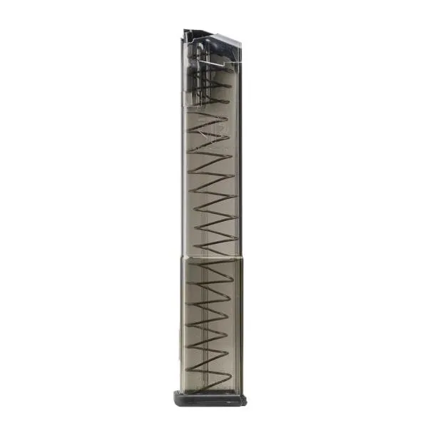 Elite Tactical Systems Pistol Magazine 9mm Luger 32 Rounds Glock 17 Carbon Smoke - View 2