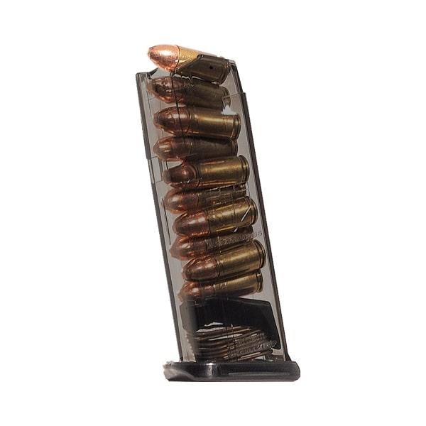 Elite Tactical Systems Carbon Smoke Handgun Magazine for Glock 43x/48 9mm Luger 10/rd - View 2