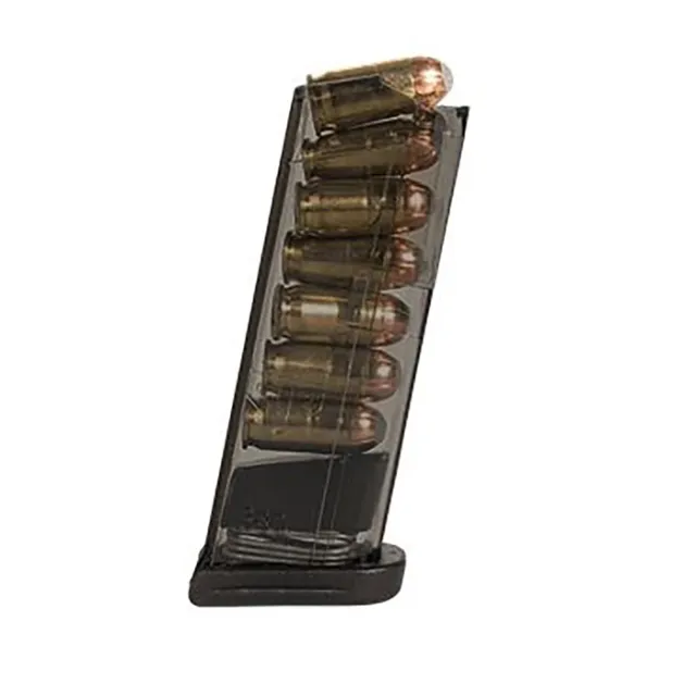 Elite Tactical Systems ETS Glock 42 Magazine .380 ACP 7 Round Carbon Smoke - View 2