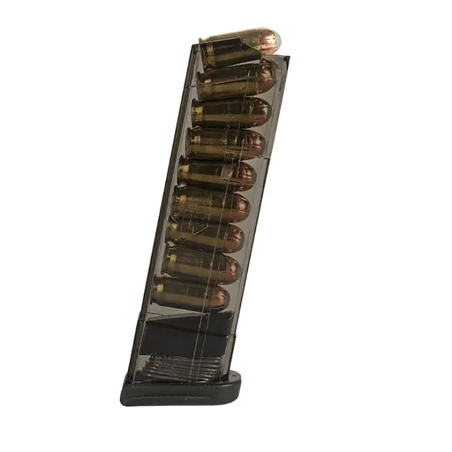 Elite Tactical Systems ETS Glock 42 .380 ACP 9 Round Carbon Smoke Magazine - View 2
