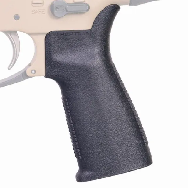 Reptilia 100133 CQG-L Grip Black Nylon for AR15/AR10/SR25/MCX/FN SCAR - View 2
